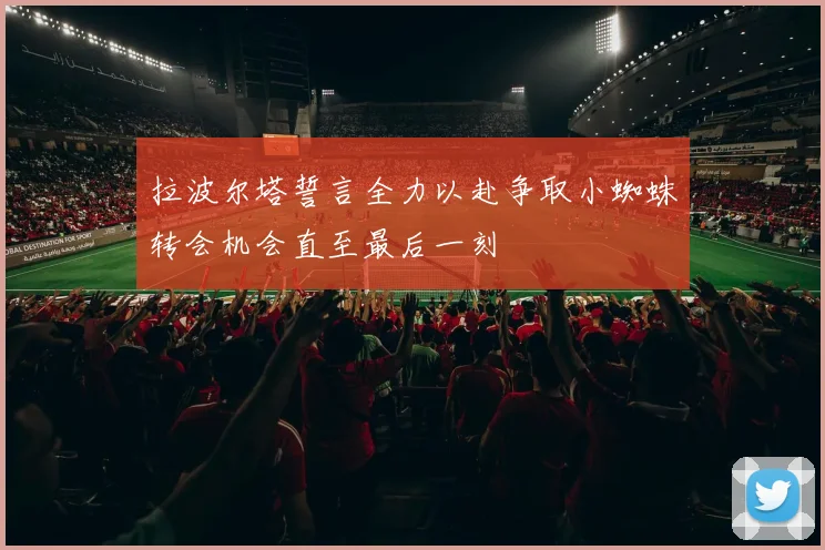拉波尔塔誓言全力以赴争取小蜘蛛转会机会直至最后一刻